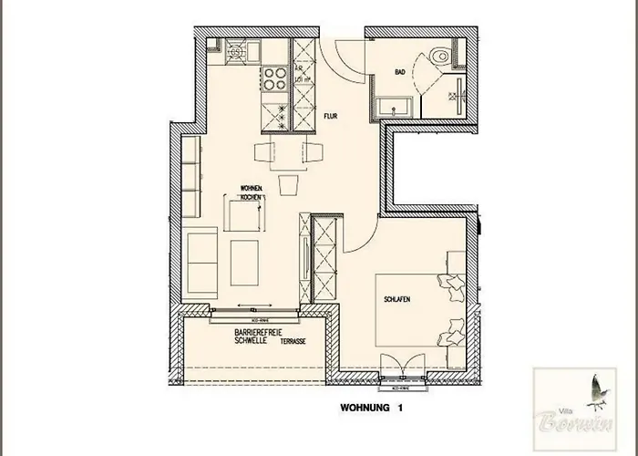 Villa-borwin-apartment-1 Apartment *
